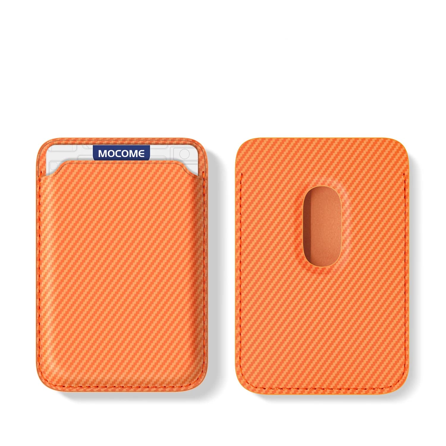 Portacarte Magnetico in Fibra di Carbonio con Forte Magnete per Magsafe, Compatibile con iPhone 17 16 15 14 Pro Max, Custodia Magnetica per Carte di Credito