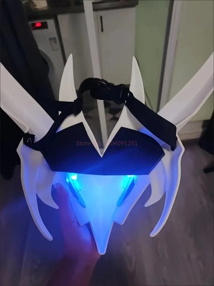2024 Nuovo gioco di Halloween League Of Legends Cosplay Eternal Face Dress Up Maschera in resina per ragazzi e ragazze Regalo giocattolo di compleanno