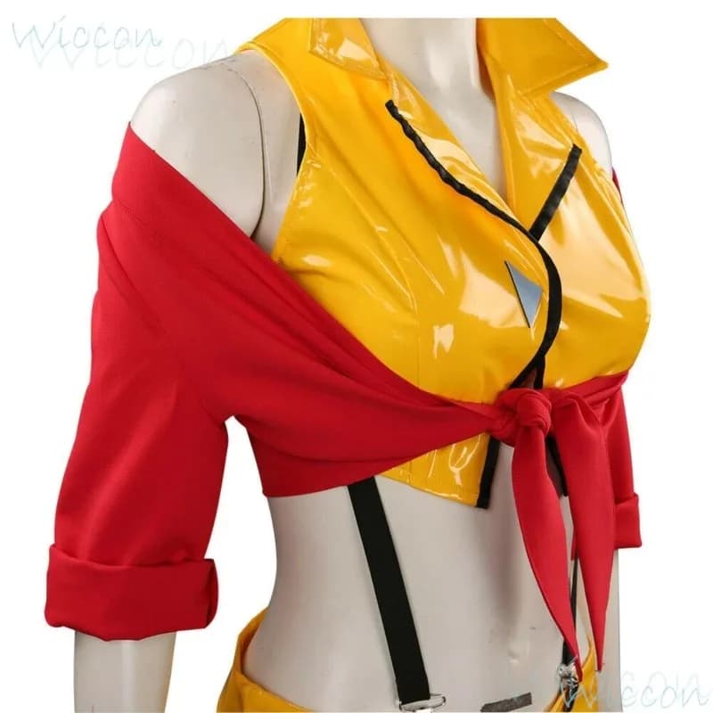Anime Faye Valentine Cowboy BEBOP Costume Cosplay Prop Rosso Giallo Uniforme Sexy Hot Suit Party per le donne Comic-Cons;3,k8't,