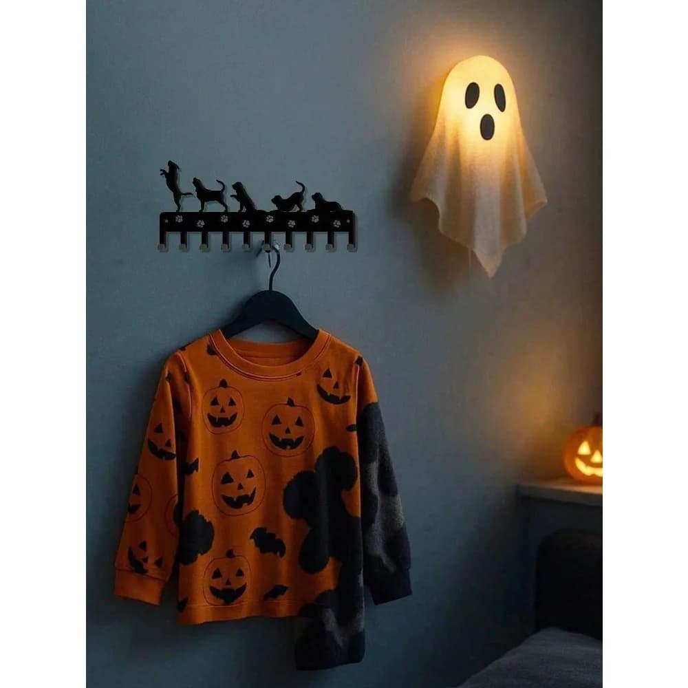 Ganci da Parete a Forma di Cane - Appendiabiti e Portachiavi, Organizzatore da Parete per Ingresso, Arredamento Rustico, Regalo per Amanti dei Cani