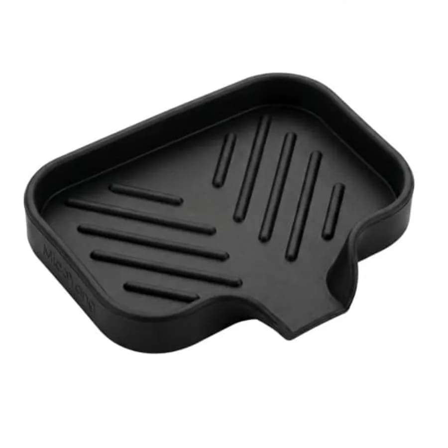 Silicone Soap Dish with Drain Spout, Self-Draining Sink Organizer Tray for Bathroom and Kitchen, Sponges, Dispensers and Soap H