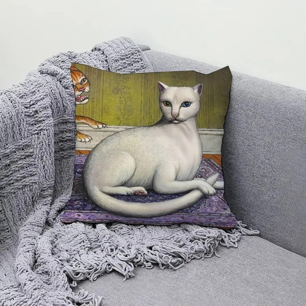 M-Mitski Nothing's About To Happen To Me 30x30cm 45x45cm Decorative pillow pillow case Comfortable and soft cover for Living Ro sofa