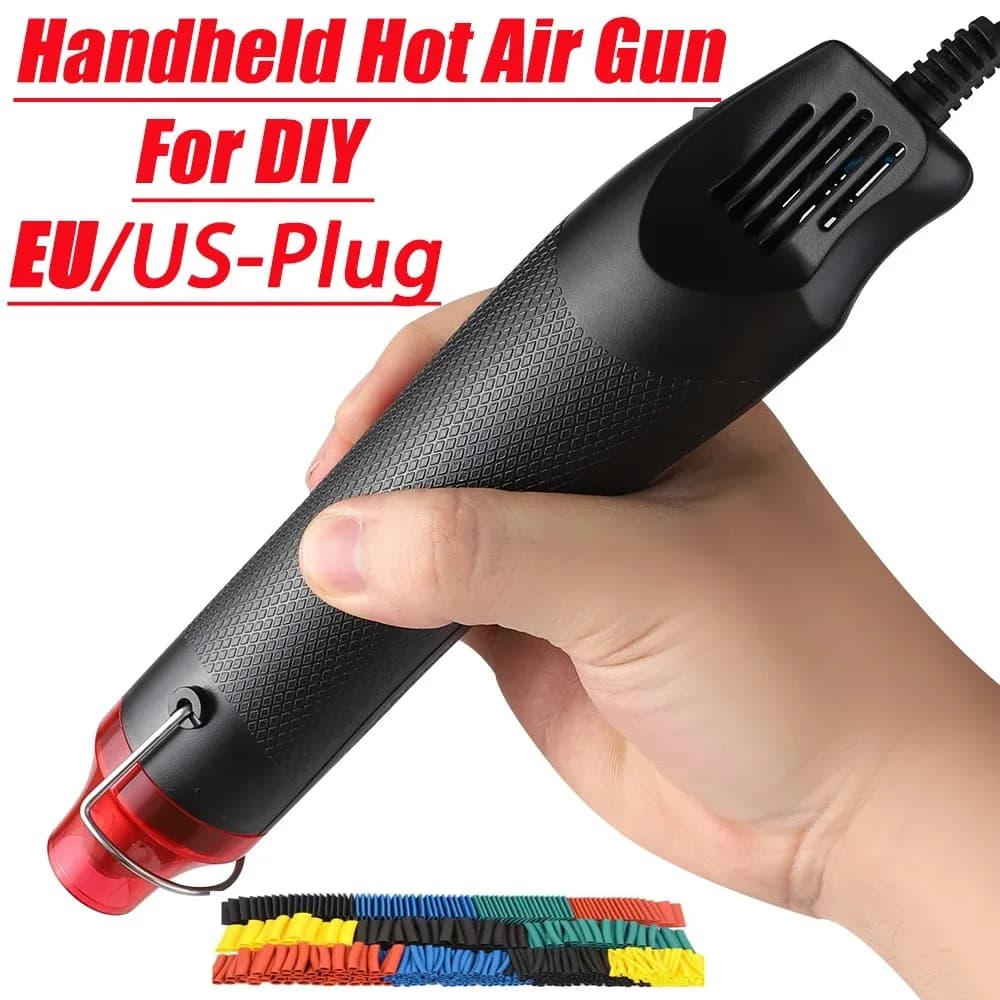 220/110V Hot Air Gun FAI Tool From Theme Heat Electric Power Tool Mini Welding Temperature Handicrafted Fan with Support Seat Termoretrable