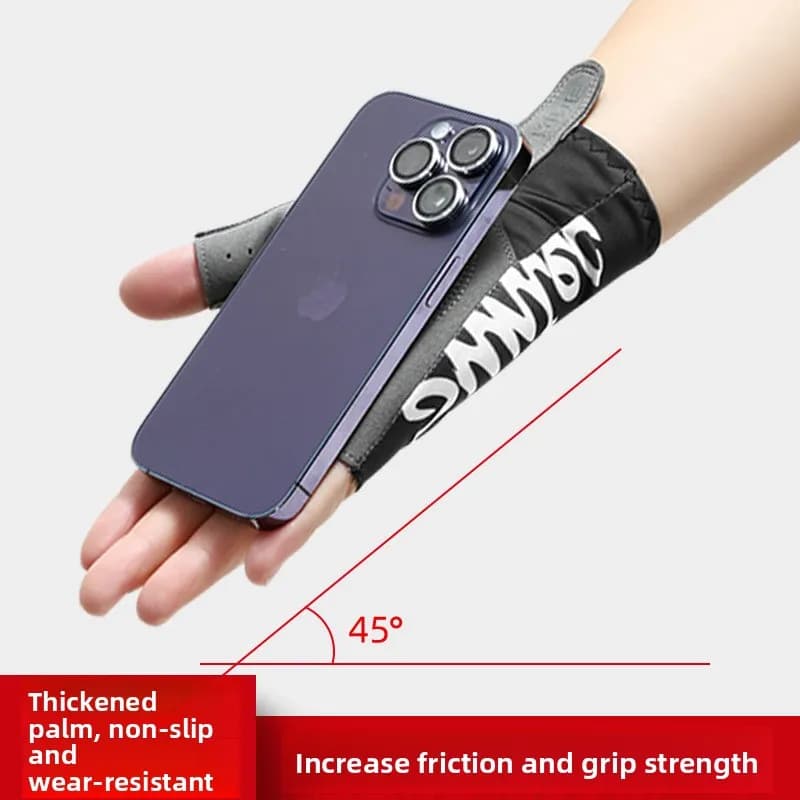 Nuovi guanti da ciclismo all'aperto Guanti estivi mezze dita Guanti da bicicletta antiscivolo fitness Guanti touch screen sportivi resistenti al sudore