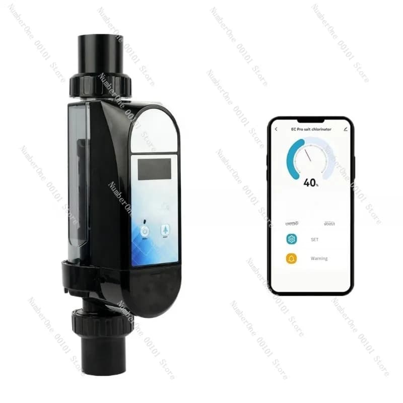 Generatore elettrolitico di cloro salino per piscina intelligente, facile trattamento dell'acqua per macchina per cloro salato per piscina controllata da app mobile