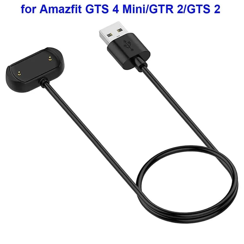 Caricatore USB per Amazfit GTS 2e/GTS 2 mini/T-rex Pro/Bip 3 Pro Cavo di ricarica per Amazfit GTR 2/GTR 2e/Pop Pro/Bip U Pro Caricatore