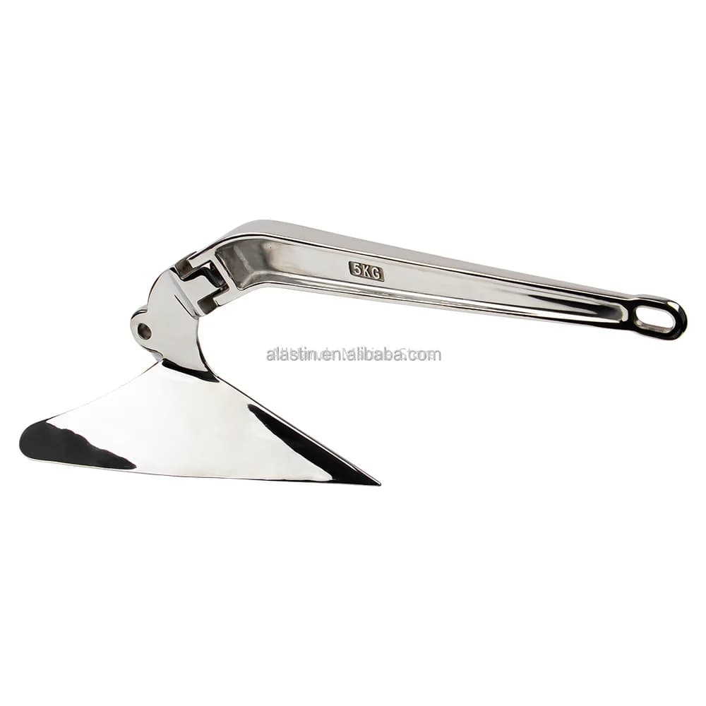 Marine Hardware Boat Anchor 16kg Stainless Steel 316 SS Boat Anchor Plough Anchor