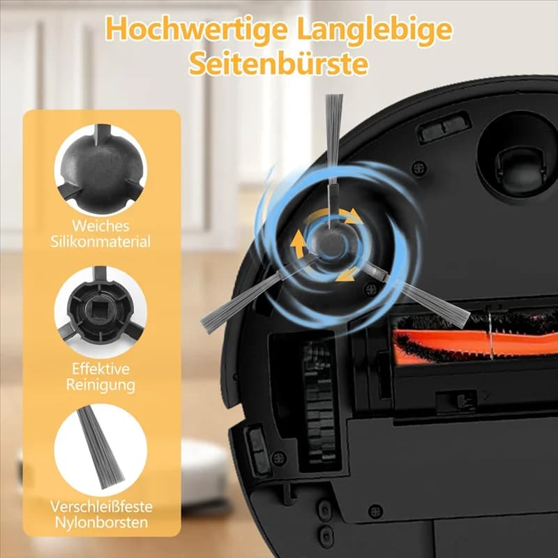 Accessori AD per Xiaomi X20 Max / X20 Pro Robot aspirapolvere, sacchetti per la polvere Mop Pad Spazzola principale Spazzole laterali Filtro HEPA