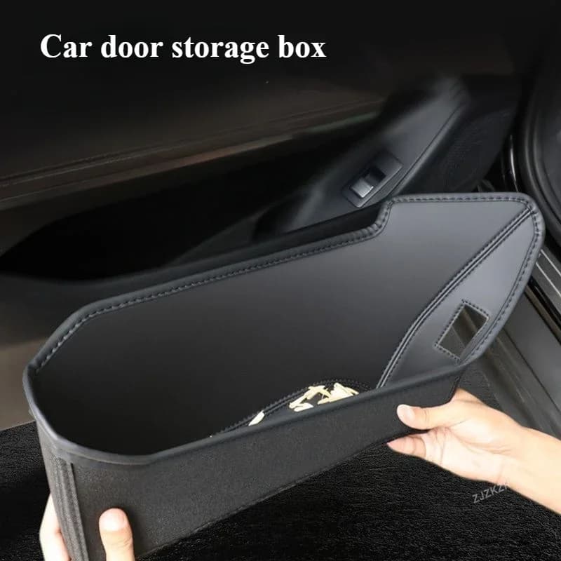 Per BYD Han DMI 2022-2025 Porta Dell'auto Organizzatore di Immagazzinaggio Scatola di Cuoio Guanti Scatola di Stoccaggio Groove Pad Accessori Interni