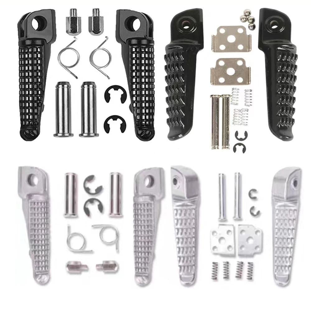 Motorcycle Foot Rests Pedal Front/Rear Footrest For Kawasaki ZX-6R ZX636 ZZR1400 EX650 ER 6F/6N 9R 10R 12R 14 Z750 S Z800 Z1000