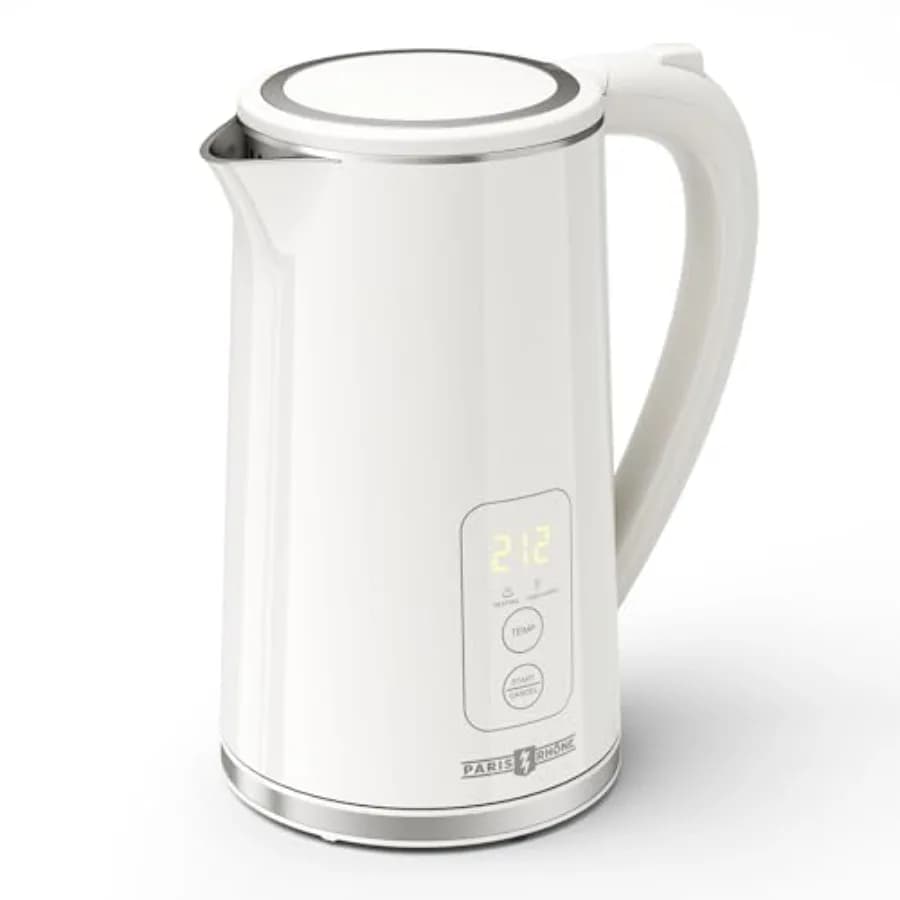 0,7L Electric Kettle with Temperature Control, Heat Maintenance for 4 Hours, 6 Preset Settings, LED Screen