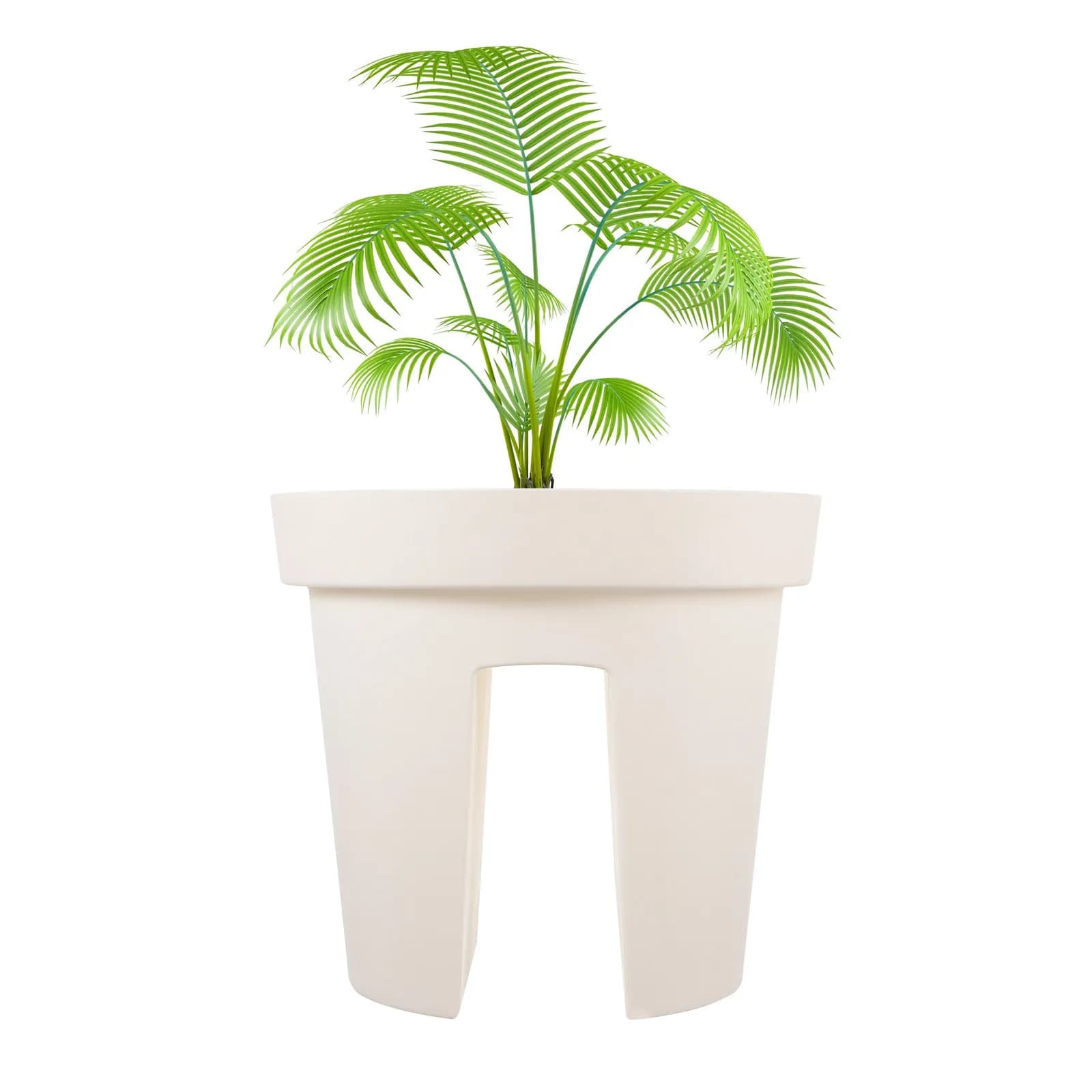 1Pcs Plastic Garden Flowerpot Fence Gardening Flower Pot Design for Succulent Plants Home Office Decor Planter