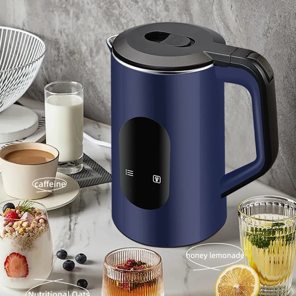 2.2L Stainless Steel Electric Kettle with Digital Display, Automatic Shutdown, 1500W, Fast, for Home Kitchen