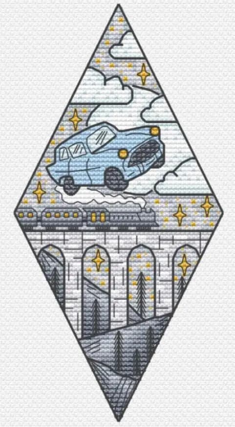 200121 Home Fun kit punto croce pacchetto saluto cucito contati kit New Joy Sunday kit ricamo artigianale punto croce fai da te