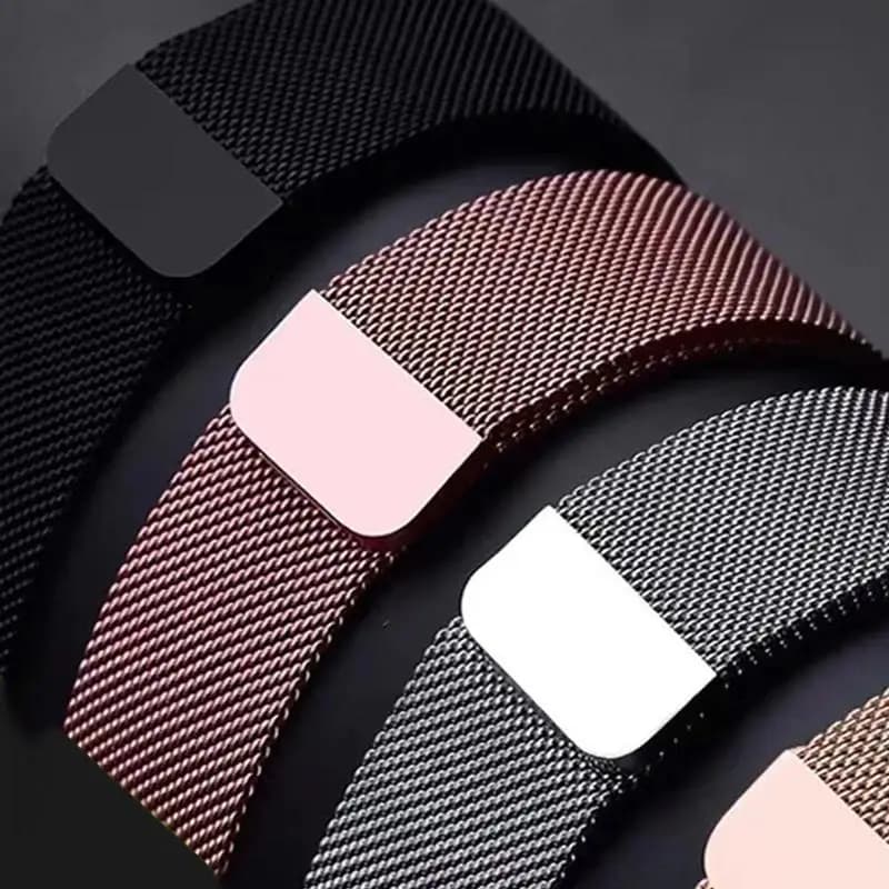 Cinturini ad anello milanese per cinturino Apple Watch 44mm 40mm 45mm 41mm 49mm 46 42mm braccialetto correa iWatch serie 3 6 se 7 8 9 ultra 2 10