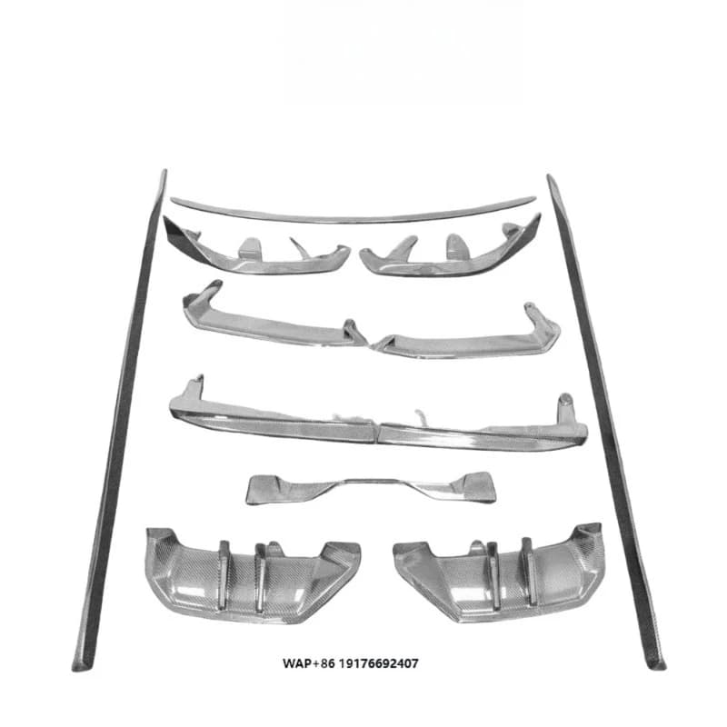 Carbon Fiber M Sports Kit Upgrade MP Style Body Kit for 5 Series G60 Front Lip Side Skirt Diffuser Spoiler Accessories