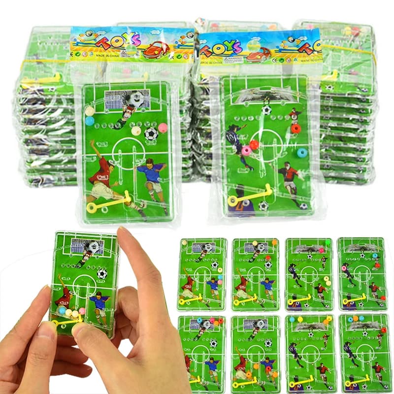 10-50PCS Calcio Tavolo Calcio Labirinto Gioco Per I Bambini Primi Giocattolo Educativo Calcio Tema Festa di Compleanno Decor Ragazzi Bomboniere Regali