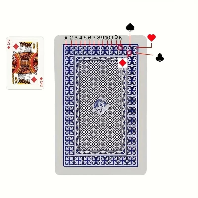 Carte da Poker Segnate Segrete Trasparenti, Giocattoli Magici, Trucchi Magici Semplici ma Inaspettati, Poker Magico, Accessori Magici