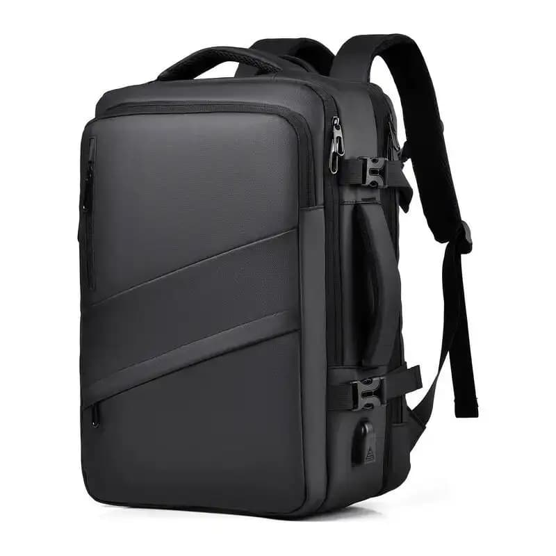 Large Capacity High-End Travel Laptop Backpack Men 17 Inch Multi Pocket Expandable Waterproof USB School Backpack Business Bag