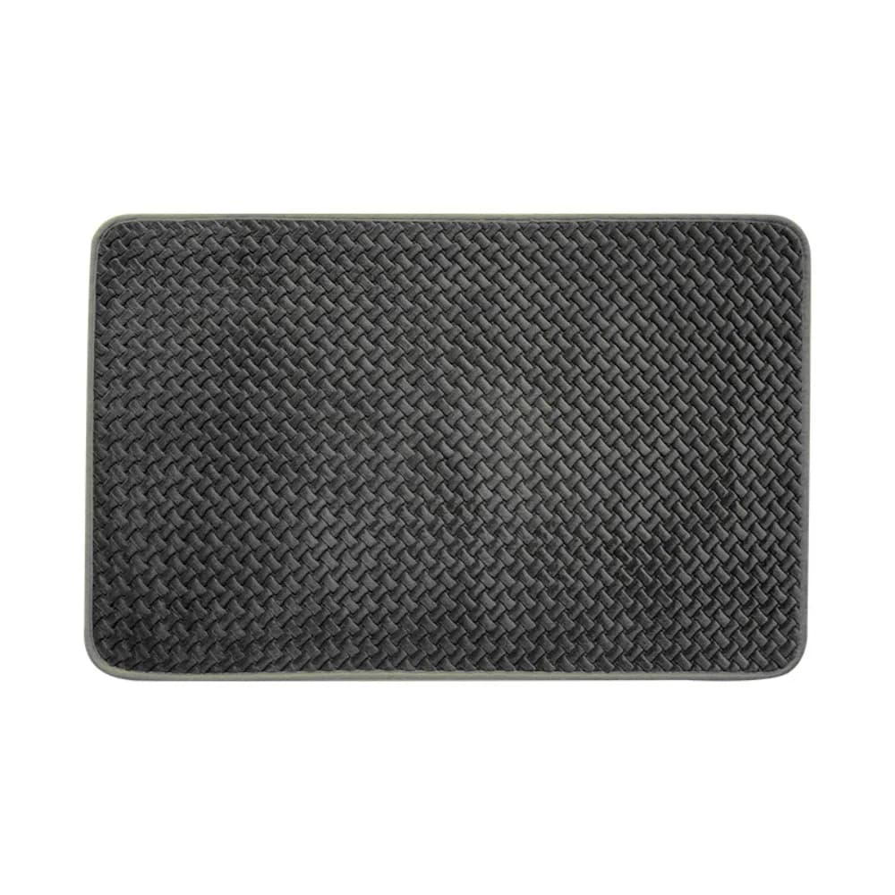 Tappeto da Bagno Antiscivolo con Texture Intrecciata, Asciugatura Rapida, Lavabile, Assorbente, Spesso, per Porta e Lavanderia