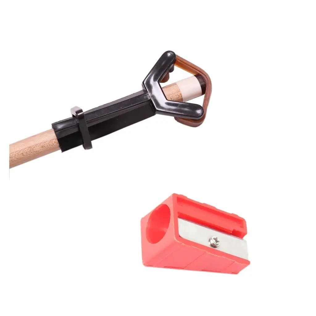 Morsetto per stecca da biliardo Strumento di riparazione in plastica Accessorio per modellatore di fissaggio per bastoncini da biliardo per attrezzature da biliardo
