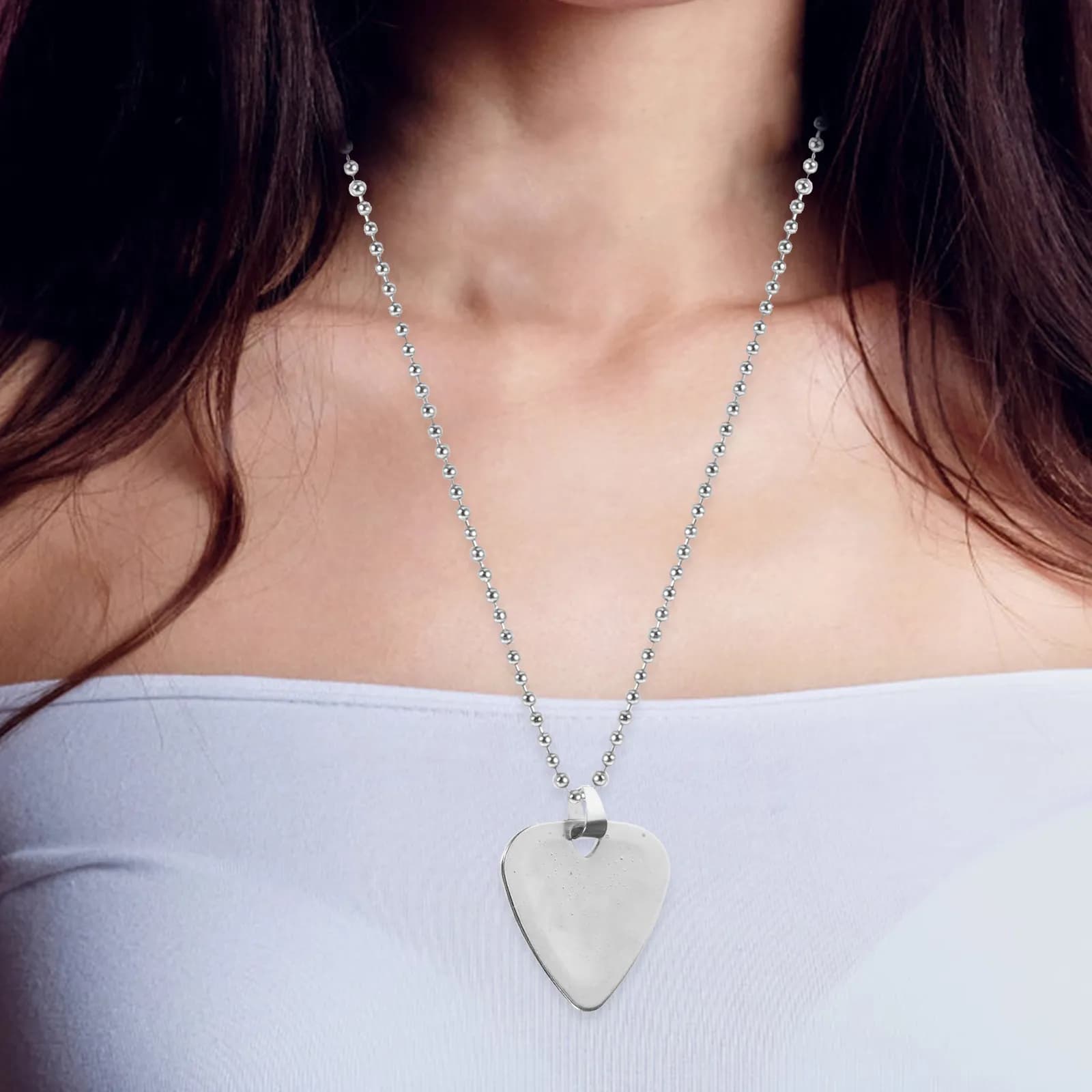 1 set di plettri per chitarra, lavorazione squisita, non deformabili, leggeri, salvaspazio, ideali per collane fai da te, decorazioni creative in resina