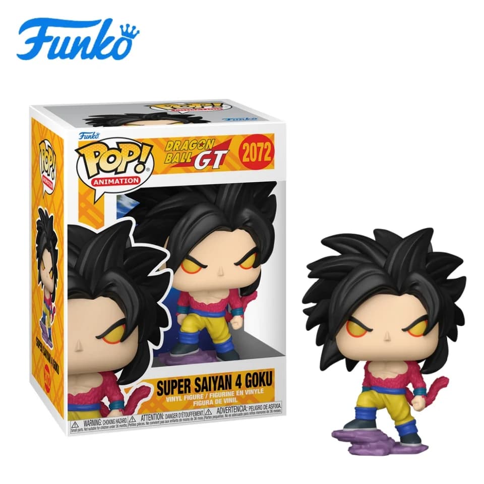Funko Pop Animation: Dragon Ball Gt - Super 4 Goku - Regalo di Capodanno - Ottimo regalo per amici e familiari per Natale, Capodanno e compleanni, Decorazione a tema pop culture, Regalo di compleanno, Oggetto da collezione a tema fumetti, Merchandise ufficialmente licenziato, Oggetto da collezione premium, Oggetto da collezione a tema fumetti, Regalo per geek, Oggetto da collezione