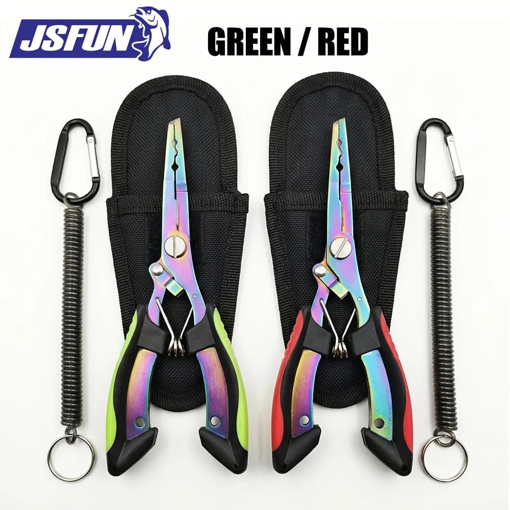 Fishing Pliers Long Nose Stainless Steel Hook Remover Cut Fishing Line Fishing Tied Hook Multi-functional Fishing Pliers