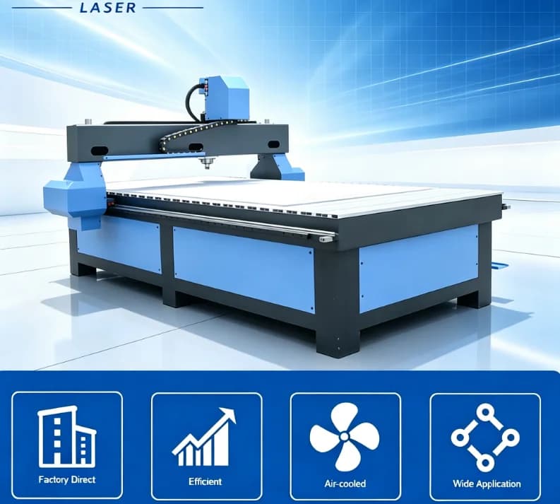 Multi‑Material CO2 Laser Cutting Engraving Machine for Acrylic Wood Plastic Fabric Carving