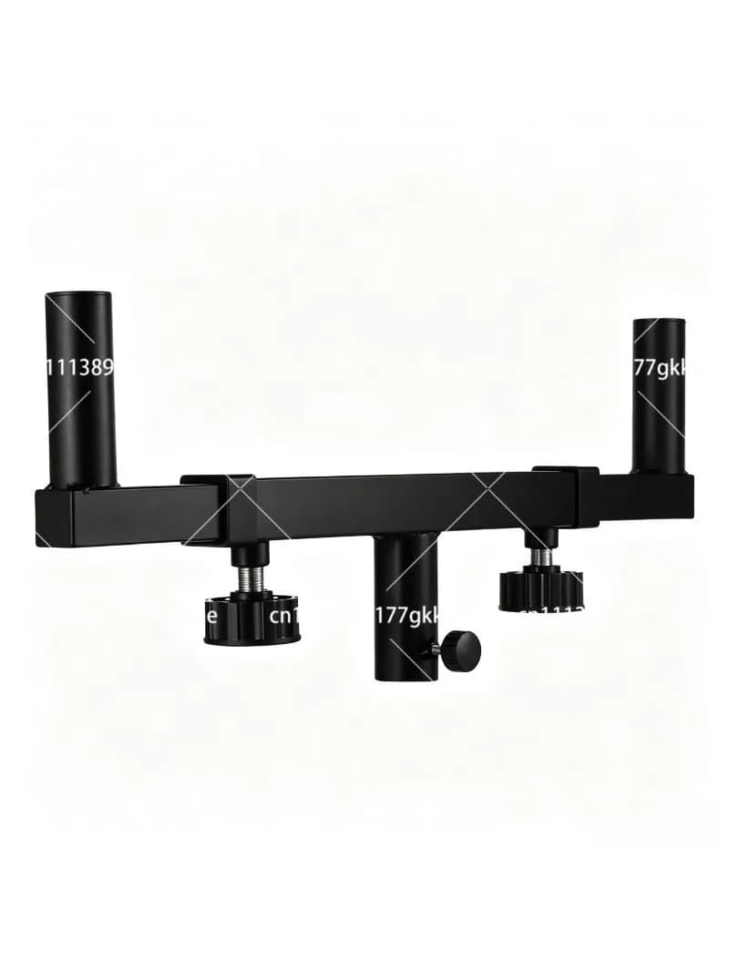 35mm Dual PA Speaker Stand Mount, Heavy Duty Cluster Pole Adapter, Space Saving for Monitor DJ Studio