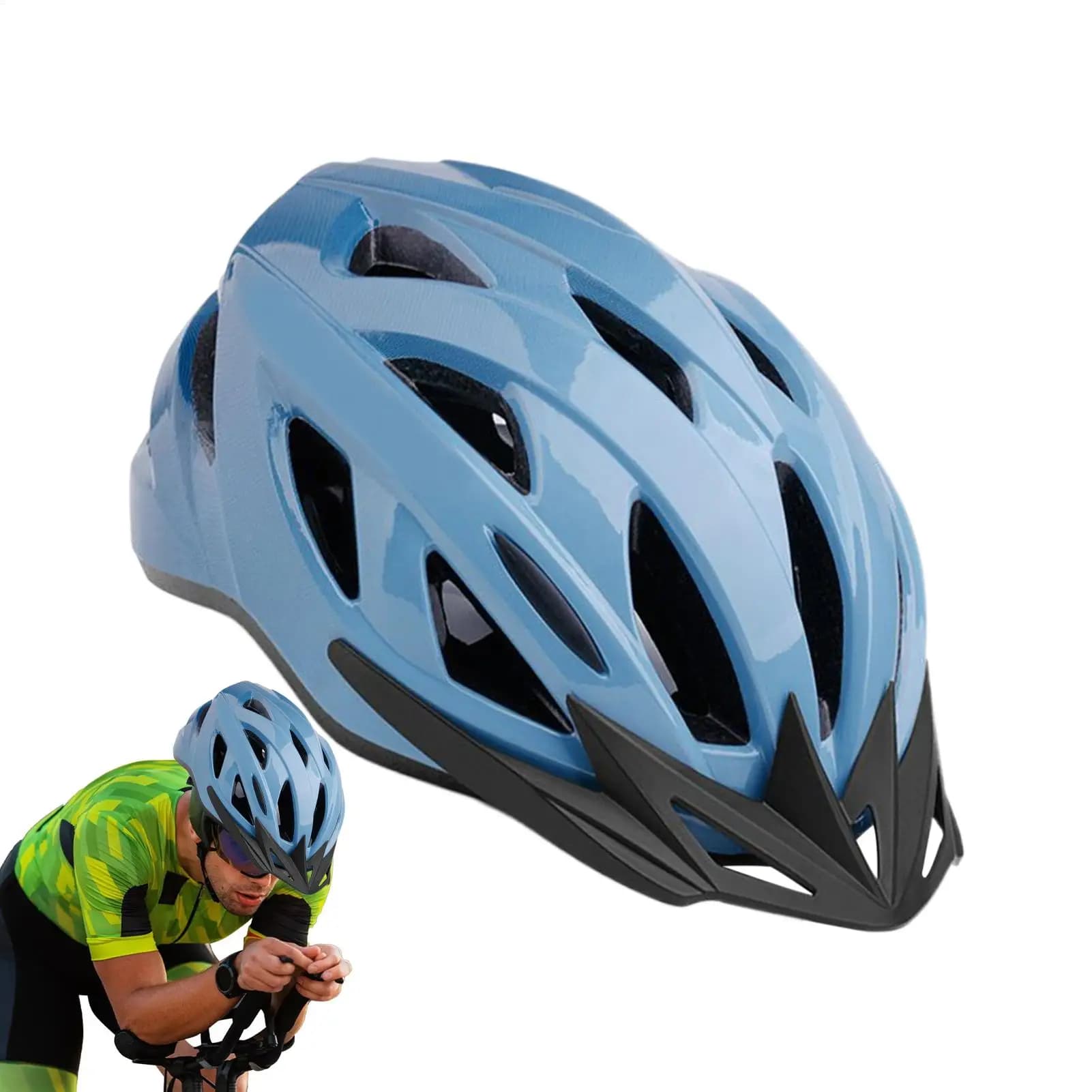 Casco da ciclismo Casco da ciclismo leggero Ventilazione Testa di sicurezza con sottogola Accessori da equitazione regolabili per le donne