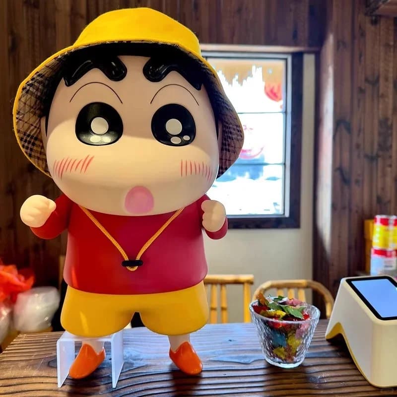 Crayon Shin-Chan 40cm Figure Noob Ah Dai Large 1:1 Model Japan Nohara Shinnosuke Lying Side Position Doll Toy Gift Ornaments