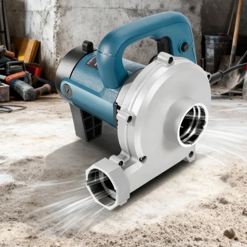 Powerful industrial vacuum cleaner with vacuum cleaner for dust bag, durable suction for wall groove grinder for building renovation