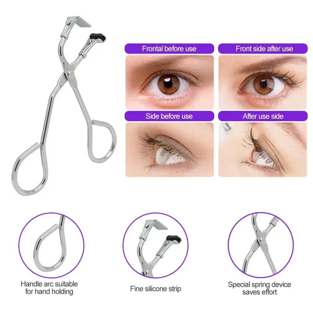 Makeup Tool Mini Details Part of Eye Lash Curling Applicator 1 PC Stainless Steel Eyelash Curler Natural Curly Cosmetic Clip New