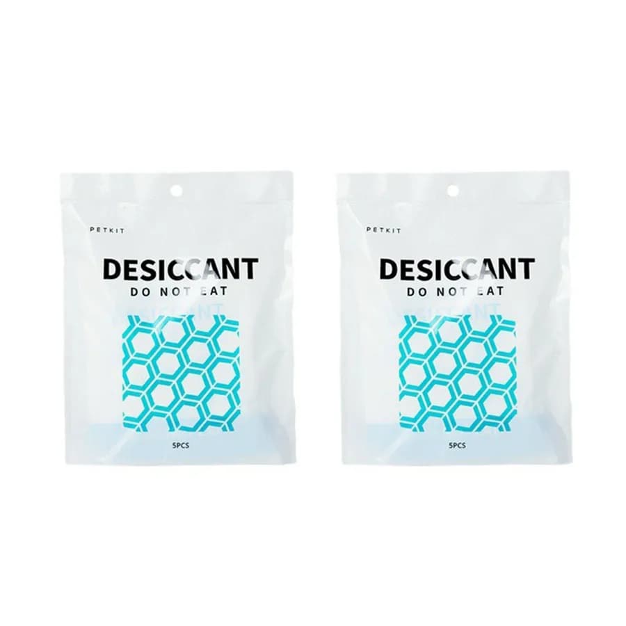 Sacchetti Essiccanti Compatibili PETKIT (Confezione da 5) – Bustine Assorbenti per Lettiere Smart e Dispenser di Cibo per Animali Domestici