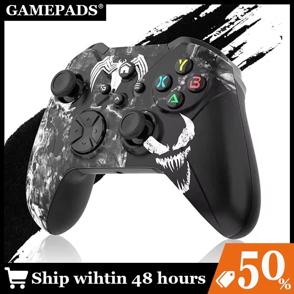 Controller WIFI per Xbox One Series X/S/pc Gamepad wireless Rilevamento giroscopico a 6 assi/Doppia vibrazione/Repezione FUNC Accessori di controllo PC