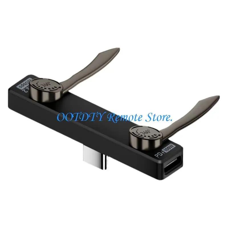 Portable USB C Phone Stand PD100W Chargers Adapter for Desk and Travel Use
