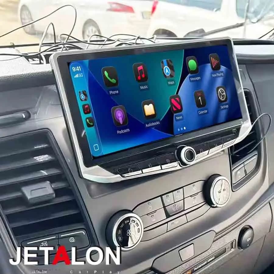 10.88" Android 15 Screen For Ford Transit Custom 300 350 2017-2023 Auto Stereo Multimedia Video Player GPS Navigation Head Unit