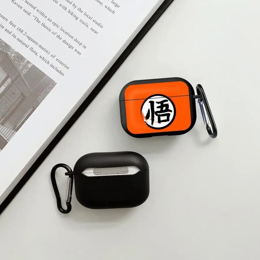 Custodia con logo Dragon Ball per Airpods 1 3 2 Pro3 Pro Pro2 4, cover per auricolari