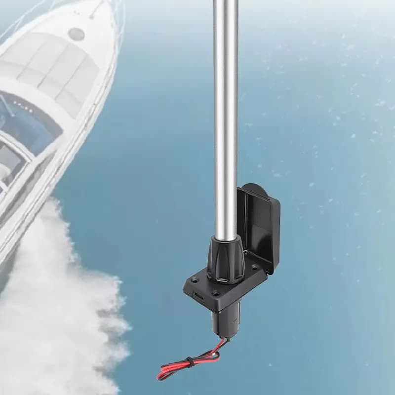Lampada di ancoraggio per luce di poppa da 22 pollici Luci per barche marine a LED Luce di segnalazione per vela Luce di navigazione per barche per yacht marino