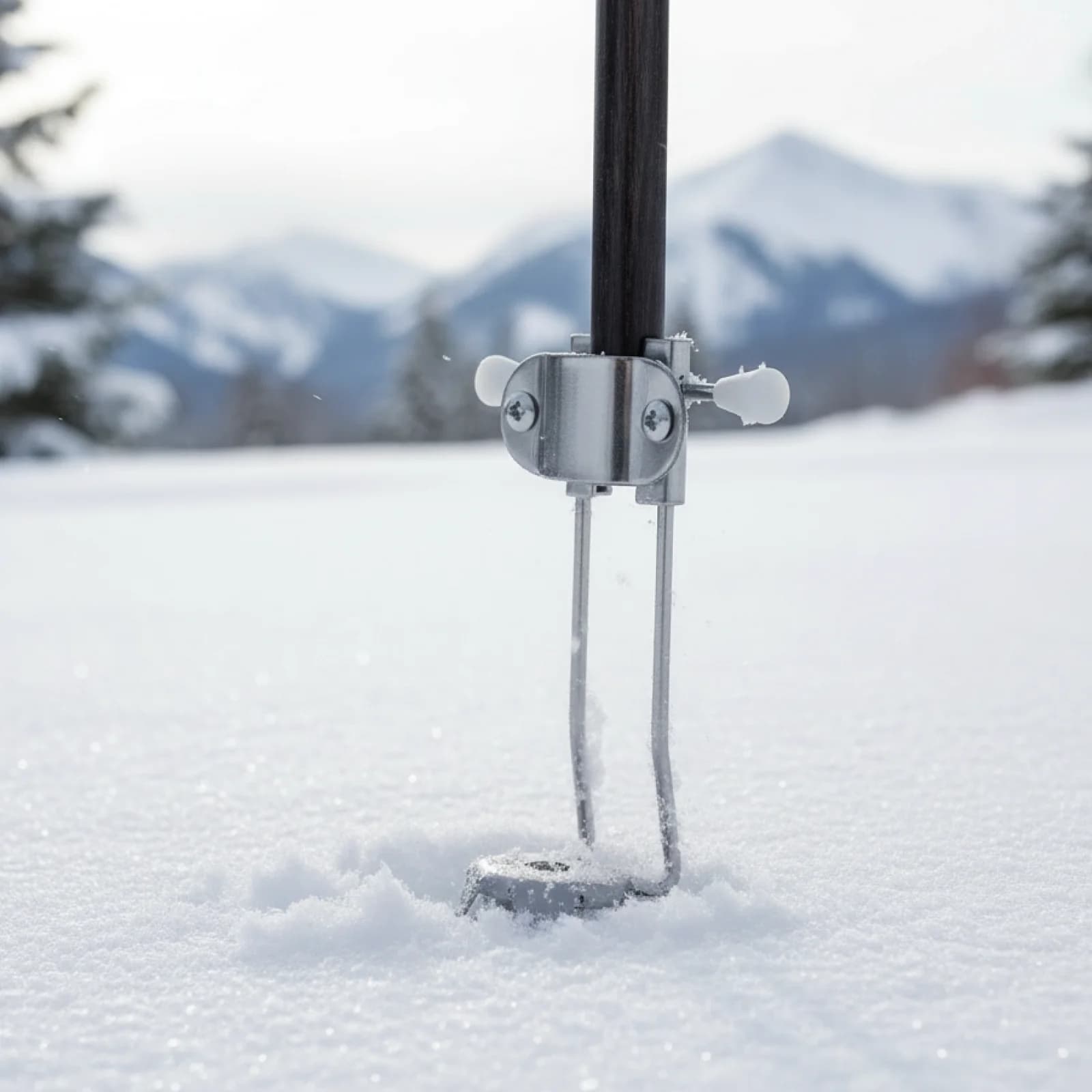 Cane Tip for Ice and Snow Replacement Stainless Steel Non Slip Trekking Pole Accessories for Walking Sticks Ice Spike for Hiking