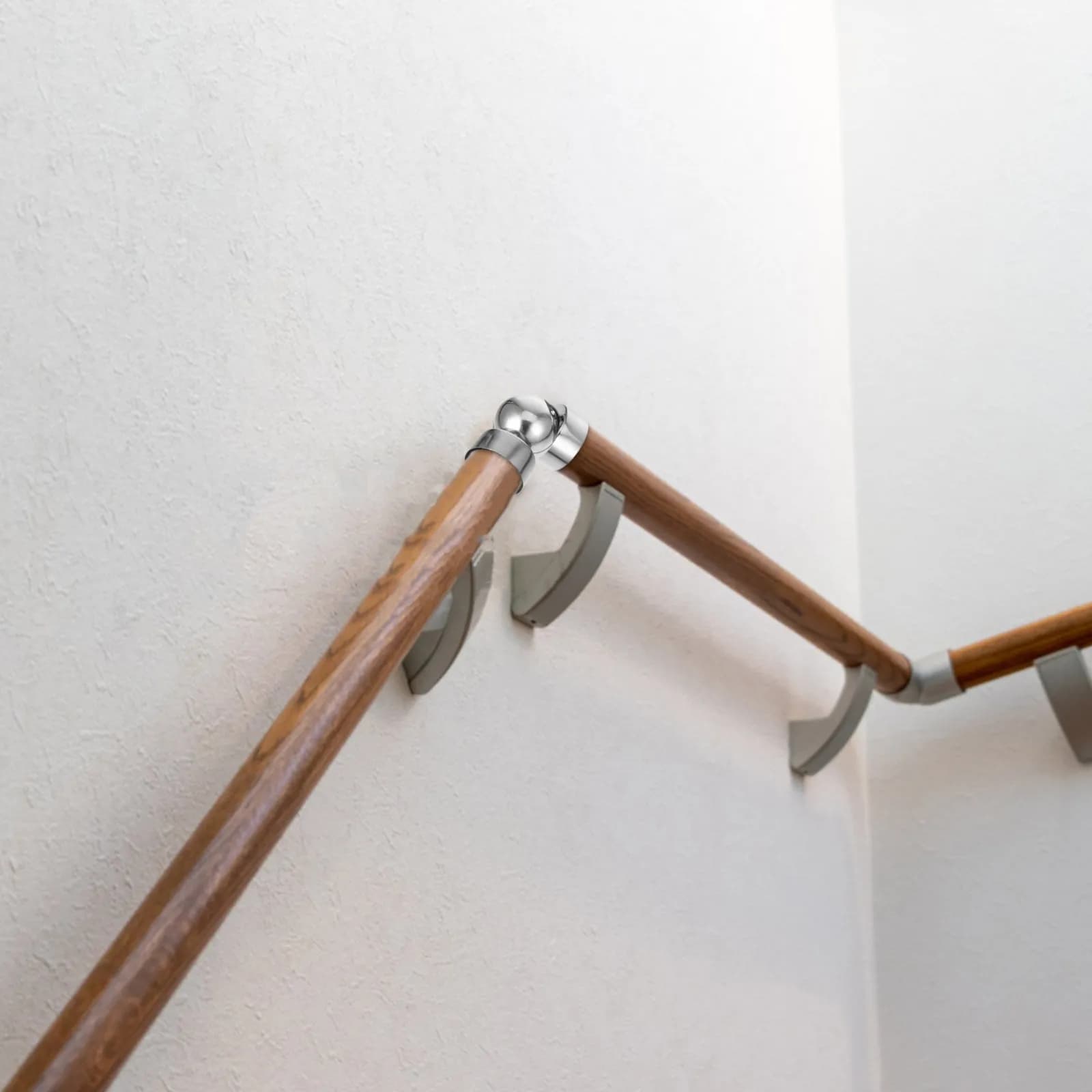 Stainless Steel Handrail Connector Extended Door Stopper Indoor Outdoor Stair Railing Angle Elbow Fitting Handrail End Caps