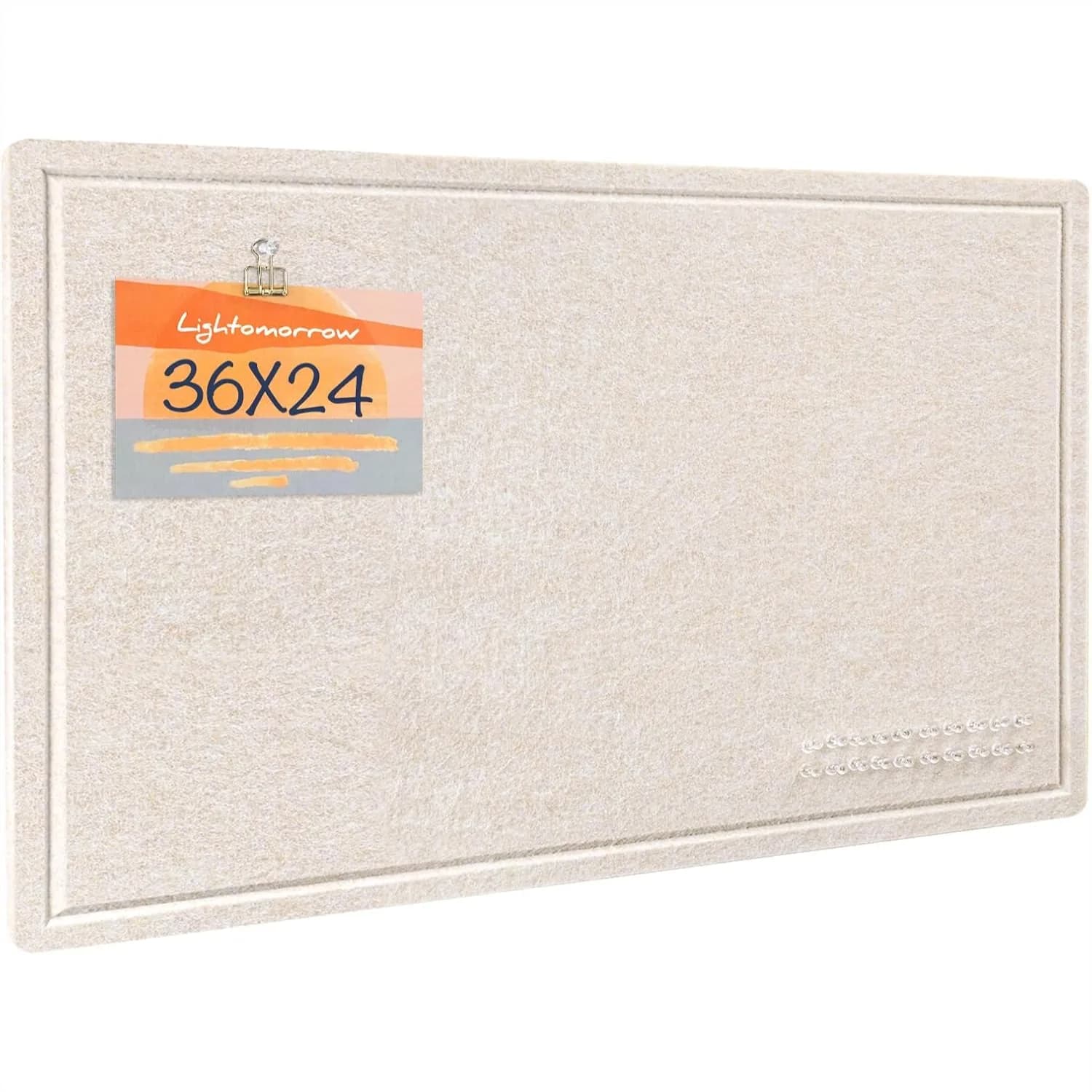 Pannello in Feltro per Applicazioni 36x24 Pollici, Bacheca Senza Cornice da Parete - Pannello Adesivo con Chiusura a Strappo, Pieghevole