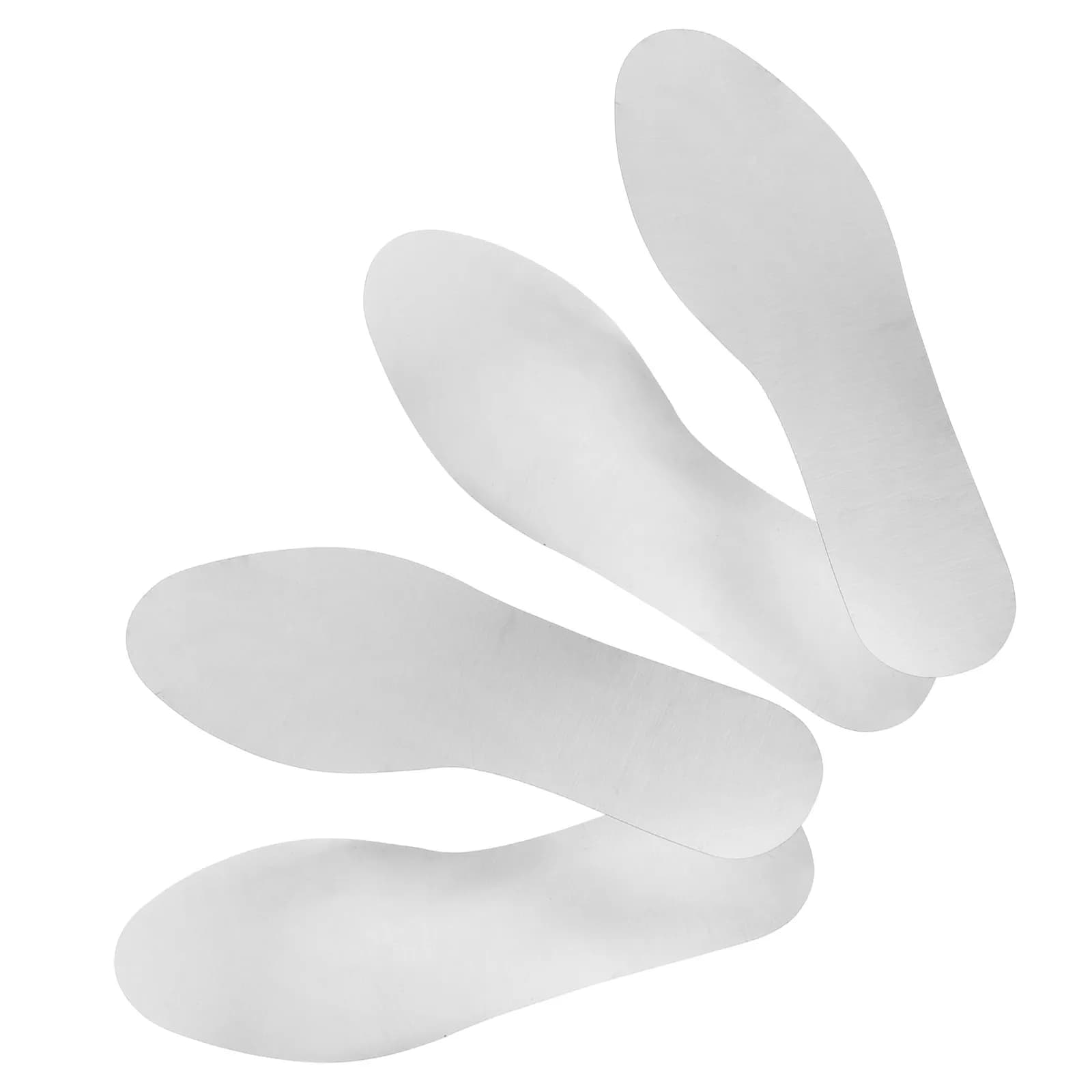 2 paia di solette antiperforazione in acciaio inossidabile, inserti per scarpe antinfortunistiche resistenti alle perforazioni, per stivali da lavoro, escursionismo e calzature da costruzione