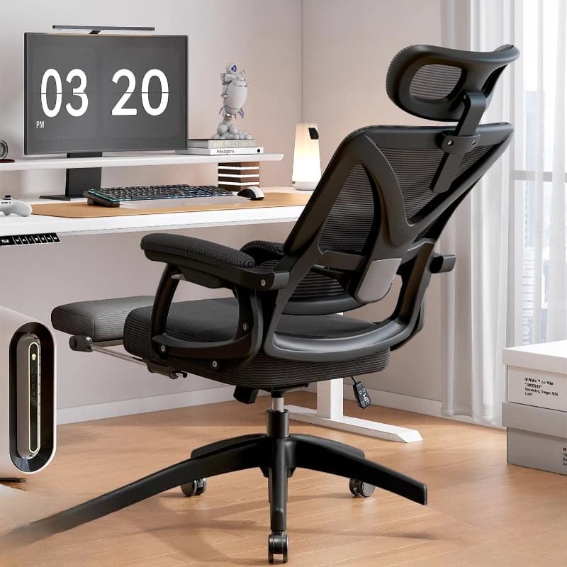 Soggiorno Scrivania Sedia da ufficio da gioco Camera da letto reclinabile Sedia da ufficio con schienale alto Mesh Chaise De Bureaux di lusso Mobili per la casa