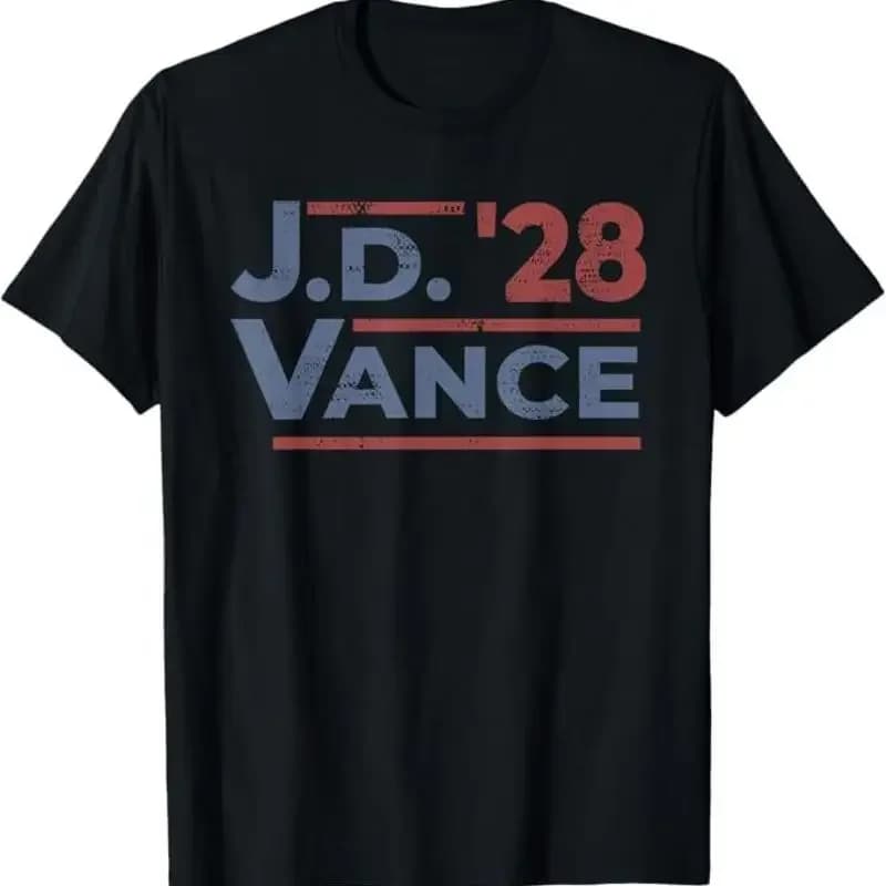 Vance 2028 JD Vance 2028 President Election Campaign Retro T-Shirt