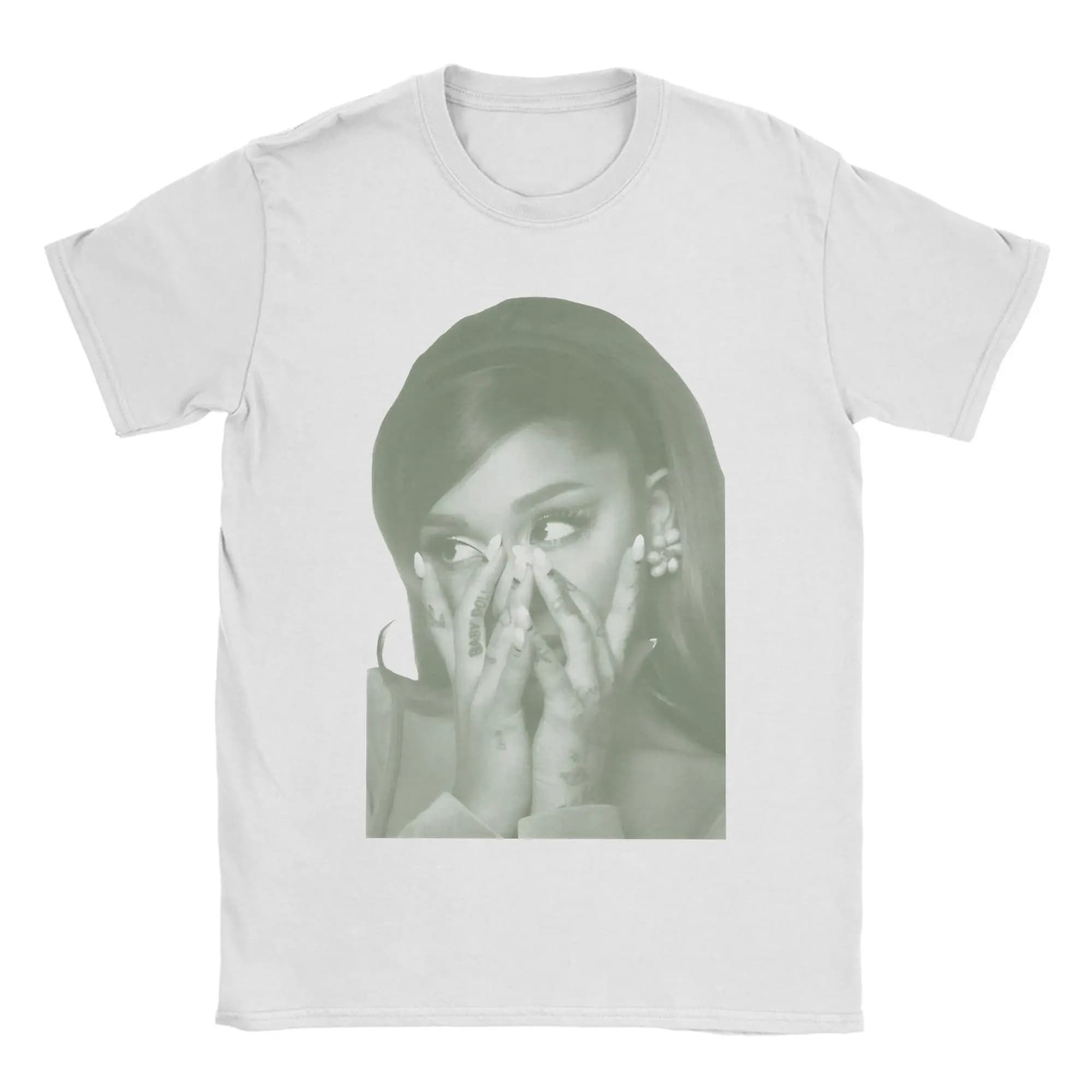 Ariana Grande New Album Petal Cotton T-Shirt For Men Summer Y2K Casual T Shirts Fashion Tee Shirt Oversized Printed Tops