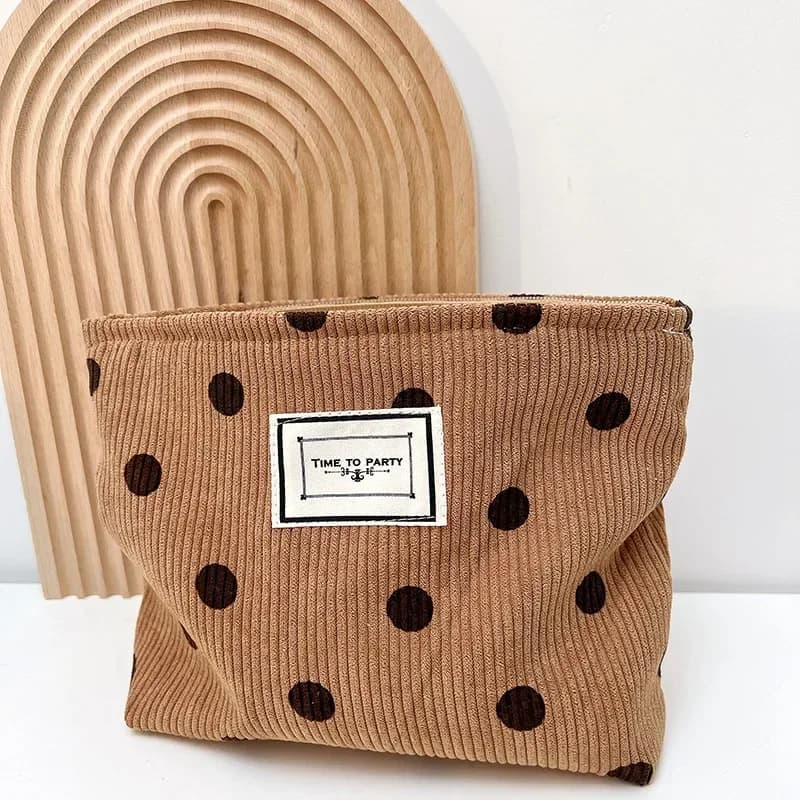 Leoped Cosmetic Bag with Backlit Flowers Wash Bag Travel Cosmetic Bag for Women in Large Capacity Canvas Makeup Bag