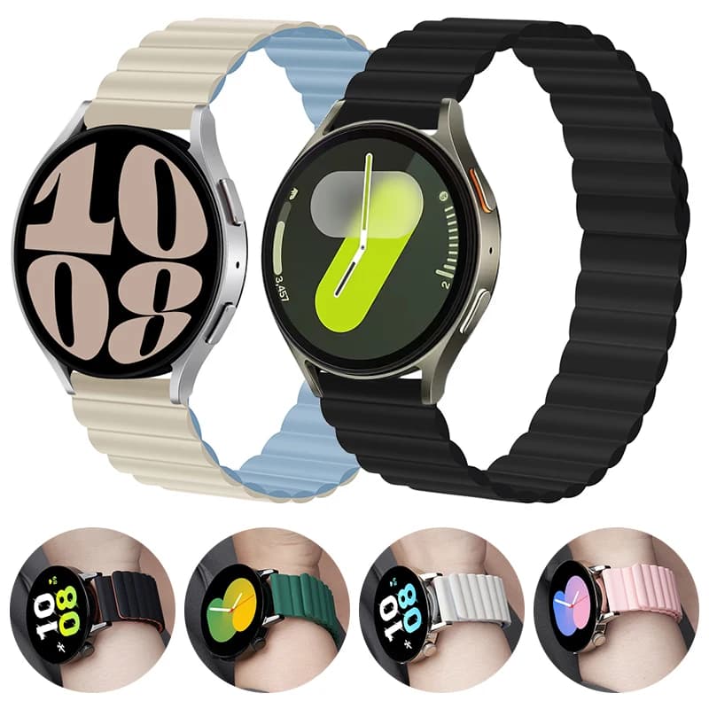 Cinturini per Samsung Galaxy Watch 7/6/5 Pro/4 classico braccialetto magnetico in silicone Ultimate Correa Huawei GT5/4/3 Pro Band 22mm/20mm