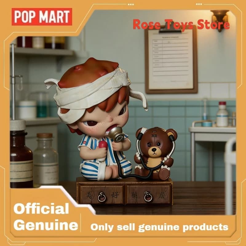POP MART Hirono Good Pharmacy - Figurina da Collezione Blind Box, Ornamento da Scrivania, Giocattolo Carino, Regalo per Appassionati di Anime e Collezionisti